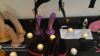 ourdirtylilsecret - Fiatal lány dildót kefél a pasija segglukába