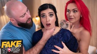 Szégyenlős pakisztáni hölgyemény felébred szexuálisan egy hármasban perverz brit párral