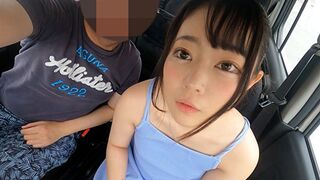 Méretes szemek és apró test! 147 cm-es osaka mini hölgyemény cidázza és kézimunkázza a kárót vezetés közben